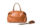 Barber Shop Duffle Camera Bag Cesar Cut Leather Travel Shoulder Carry Case