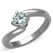 Wedding Rings for Women Engagement Cubic Zirconia Promise Ring Set for Her in Si