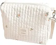 Baby Changing Bag - Universall Baby Pram Organizer, Kids Nappy Bagpacks with Zipper | Stylish and Practical Baby Pamper Storage Solution, Cotton Waterproof Diaper Bag with Adjustable Shoulder Straps