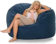[Jaxx] 5 Foot Saxx - Big Bean Bag Chair for Adults, Navy