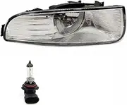 Flashing Light Compatible With Skoda Superb MK2 2008 2009 2010 2011 2012 2013 Front Halogen Fog Lamp LED Fog Light With Bulbs(Halogen R side)