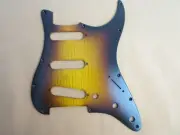 Solid Ailanthus wood GUITAR SSS Pickguard #3809