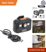 LED Headlamp for Klein Hardhats - 300 Lumens - Rechargeable - 14 Hour Runtime