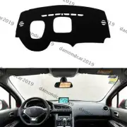 1pcs Left Drive Car Dashboard Cover Pad Black For Peugeot 3008 2013-2015 US (for: Peugeot)
