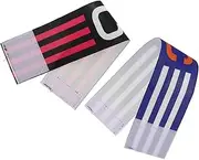 EXHUMKY Sports Captain Bands 2pcs Football Captain Armband Soccer Team Captain Mark Band Bright Design Sturdy Nylon Elastic Team Image