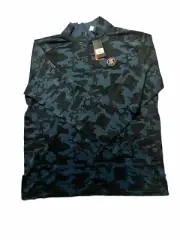UNRL x Barstool Active Quarter Zip - Blue/Black Camo - XXL
