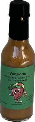 Watsons Homemade pepper sauce habanero Flavor