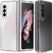 Cover Case for Galaxy Z Fold 6 Case,IGUGIG Z Fold 6 Cover with Built-in Screen Protector with S Pen Holder 360 Full Body Protective Cover for Samsung Galaxy Z Fold 6 5G Case 2024 (Clear 2)