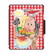 iPad Air 13-inch (M2/M3) Impact Folio Case Sizzling Steak Set