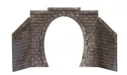 Tunnel Portal and retaining walls N gauge building kit Busch 8197