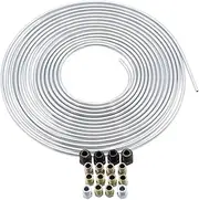 Cabilock 1Set Auto Brake Line Flexible Brake Tubing Coil for Vehicle Brake System Durable and Corrosion Resistant High Precision Feet Easy to Install and Use