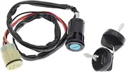 Ignition Key Switches for TRX350 TRX420 TRX450 TRX500 TRX650 Universal Motorcycle Large Displacement Switch Lock Ignition Switch with Key Ignition Barrel Key Switch