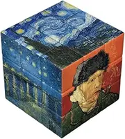 CAULYS Famous Painting Theme Series Magic Cube, Celebrity Masterpiece Photo Transform Cube, Creative Gift, Toys (Postimpressionism)
