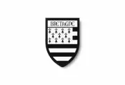 PATCH PATCHES EMBLEM IRON ON GLUE PRINT FLAG world crest brittany