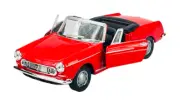 WELLY OLD TIMER PEUGEOT 404 CABRIOLET RED 1:34 DIE CAST METAL MODEL NEW IN BOX