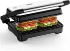 Panini Grill Press 1200W Sandwich Maker Nonstick Plates Fits 2 Slices Easy Clean