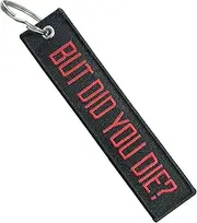 [JEJAKKD] Keychain,Personalized Key chain,embroider Key tag with Key Ring Accessories for Motorcycles,Scooters,backpack