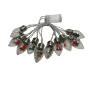 NNETM Christmas Snow Globe String Lights for Magical Holiday Décor