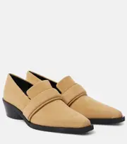[Proenza Schouler] Proenza Schouler Bronco suede loafers AU 7 beige