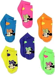[Disney] Mickey and Minnie Mouse 6 pack Socks (Toddler/Little Kid/Big Kid/Teen/Adult)