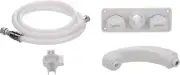 RT2498 Elegance Combination Faucet/Shower, Pull-Out Handheld Mixer Unit, Hot and