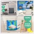 Garden Hanging Hammock Chair Swing Outdoor Rope Chair Camping Home Backyard AU