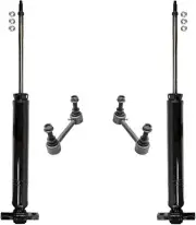 Rear Shock Absorbers Assembly Sway Bar End Links Kit for Ford Edge Lincoln MKX (for: Ford)