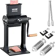 VEVOR Commercial Meat Tenderizer, Heavy Duty Stainless Steel Meat Tenderizer Machine, Quick and Easy Manual Operation Kitchen Tool, 148mm Feed Port for Beef, Turkey, Chicken, Pork, Steak, and Fish
