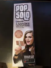 Pop Solo Bluetooth Karaoke Microphone Rose Gold / White - BRAND NEW