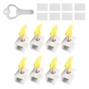 Adjustable Sliding Window Lock Set Aluminum Security Door Frame Latches Opener