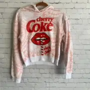 NWT Coca Cola Cherry Coke Graphic Sweatshirt Red Size Medium