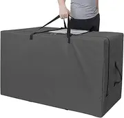 Cuddly Nest Folding Mattress Storage Bag - Heavy Duty Carry Case for Tri-Fold Guest Bed Mattress (Fits 4-6 inch Narrow Twin Queen Mattress)