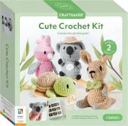 Craft Maker Cute Crochet Kit - DIY Crochet Projects for Adults - Yarn and Hoo...