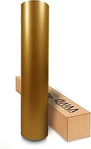 Matte Metallic Pearl Gold Vinyl Wrap Roll with Air Release Technology (1ft x 5ft)