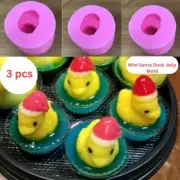 3 x Mold Silicone Santa Mini Duck Jelly Cooking Dessert Supplies
