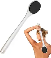 Shower Back Brush with Long Handle - Back Scrubber Soft Bristles Bath Body Brush - Back Massage Scrubber, Body Exfoliator Brush for Disabled, Pregnant, Men and Women