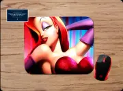 WHO FRAMED ROGER RABBIT JESSICA CUSTOM MOUSE PAD DESK MAT HOME SCHOOL GIFT