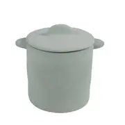Maine & Crawford Ollie 14cm Textured Jar Stoneware Home Decorative Pot Green