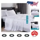 Elegant TwinXL 1800 Thread Count Satin Sheets - 3pc Set, Fade-Resistant Comfort