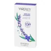 Yardley English Lavender Luxury Soap Boxed 100g x 3 Skin Moisturiser Shea Butter
