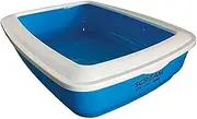 Scream 51-SLT04007 Rectangle Litter Tray, Loud Blue, 50x35x14cm