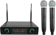 Twin Channel UHF Wireless Microphone System MIC22