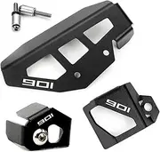 BHyuerndgh Compatible with 790 Adventure R S 890 Adventure R Norden 901 Motorcycle CNC Rear Brake Master Cylinder Guard Cover ABS Sensor Guard(3PCS-901)