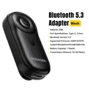 Bluetooth 5.3 Car Receiver Adapter with 3.5mm AUX for Audio Streaming