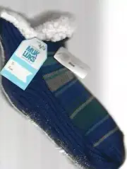 NWT Blue Striped On The Foot Top MUK LUKS Socks Size: S/M(6-8)