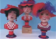 Cloth Folk Art Doll Pattern "The Girls" By Susan Barmore