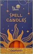 Spell Candles, Handmade & Unscented, Pack of 5, Creativity