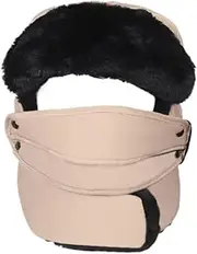 [AOYONGOIT] Fedora Winter Warm Hat Plus Velvet Thickened Hat Cold Protection Mask Hat Outdoor Cycling Hat Wool Hat/156(K)