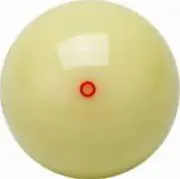 New Aramith Red Circle Cue Ball Regulation size/weight