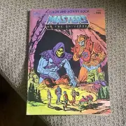Rare Masters of the Universe Coloring Color Activity Book Vintage 1984 NEW
